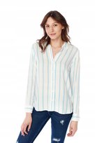 WRANGLER STRIPE SHIRT CARRIBEAN SEA W5R6TIB13 L