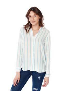 WRANGLER STRIPE SHIRT CARRIBEAN SEA W5R6TIB13 M - Wrangler