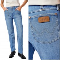 Wrangler SUNSET Baby Blue DżINS proste damskie spodnie jeansowe W33 L32