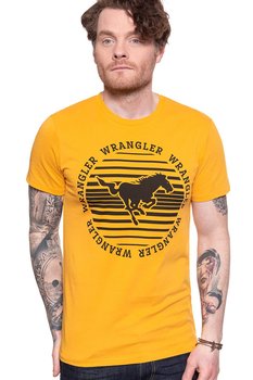 Wrangler T-Shirt Circle Tee Golden Rod W7Mfd3X1K-S - Inna marka