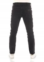 WRANGLER TEXAS SLIM CASH BLACK W12SHT240 38/36