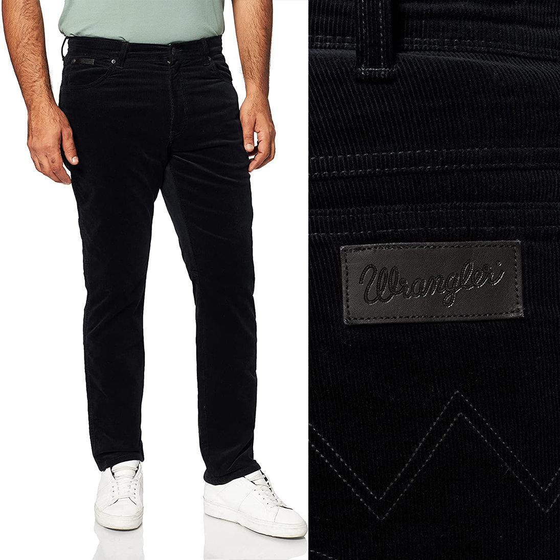 Wrangler TEXAS SLIM NAVY SZTRUKSY GRANAT W38 L32 - Wrangler | Moda ...