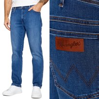 Wrangler TEXAS SLIM Pisces EPIC SOFT MIĘKKI ELASTYCZNY BLUE DżINS W36 L34
