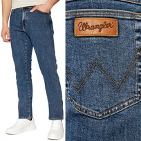 Wrangler TEXAS SLIM Stonewash LEKKO DOPASOWANE SPODNIE JEANSOWE W36 L32