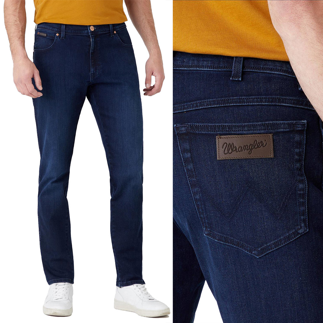 Wrangler Texas Taper Big Ease Granatowe W34 L30 - Wrangler | Moda Sklep ...