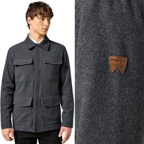 Wrangler Transitonal Jacket Przejściowa Wiosenna Szara Kurtka Męska L Wrangler