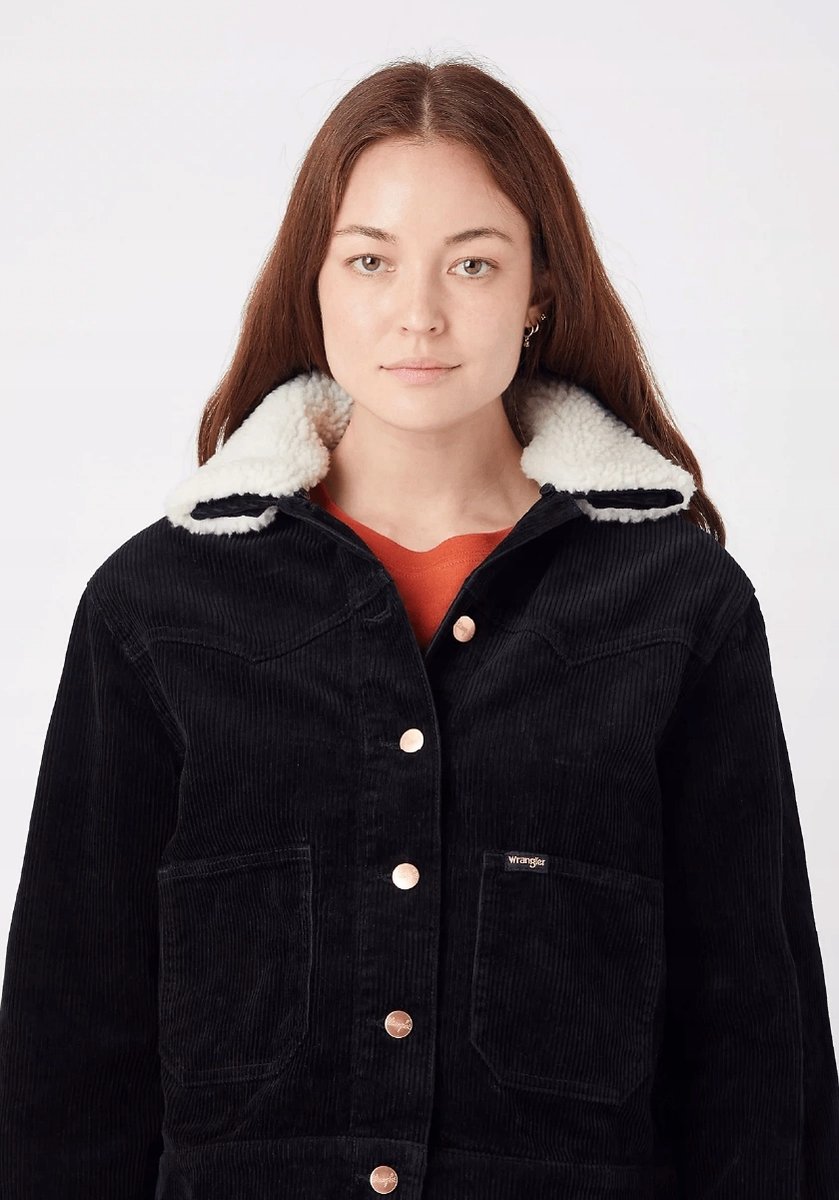 Western Ranch Jacket WRANGLER WESTERN RANCH JACKET BLACK W43788100 M - Wrangler | Moda Sklep ...