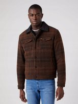 WRANGLER WOOL TRUCKER JACKET BROWN W4E0SGXEP 4XL Wrangler