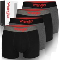 WRANGLER Zestaw Bokserki Męskie 22055 Szary Bawełna 4 pak Rozmiar XL Wrangler