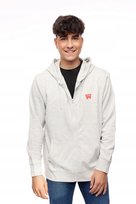 WRANGLER ZIP THRU HOODIE OAT MELE W664HAC17 M