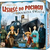 Wsiąść do Pociągu: Dookoła Świata, gra planoszowa, Rebel, gra planszowa Rebel