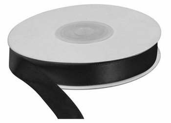 Wstążka czarna 25m dł x 12mm szer, CRAFT-FUN - czarny - Titanum