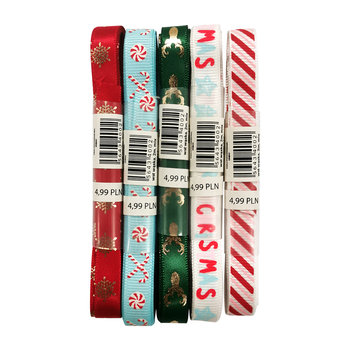 Wstążka Wąska, Mix Wzorów, 2 m - Empik