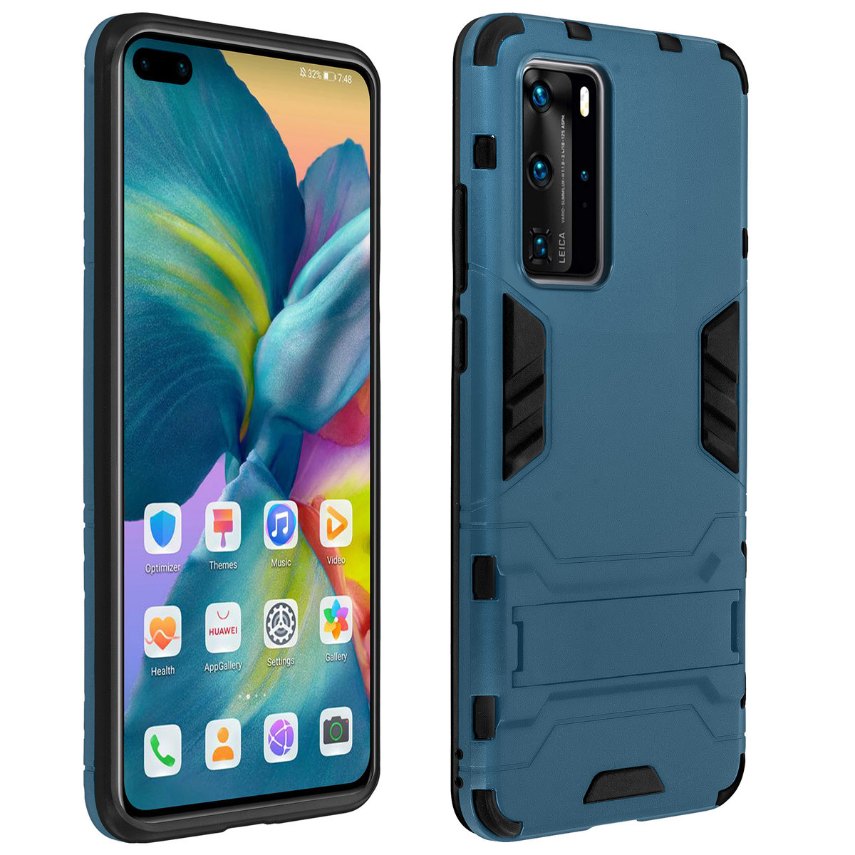 Wstrząsoodporne Etui Do Huawei P40 Z Hybrydową Ochroną Podpórki ...