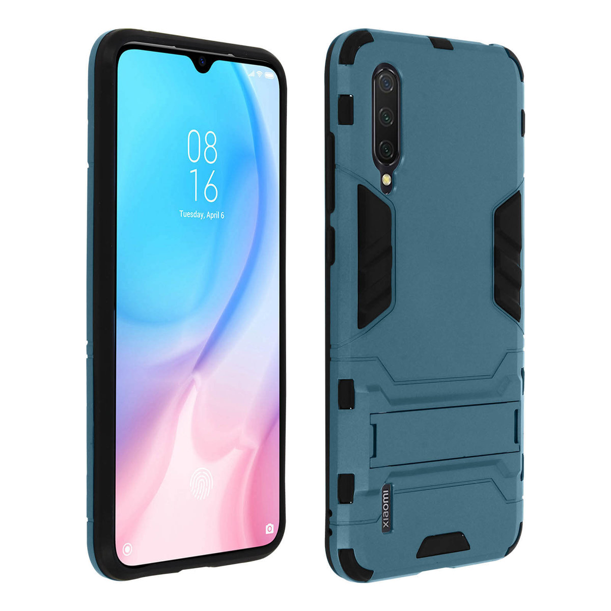 Étui Portefeuille Zanae Mi 9 Lite Marron main image 1