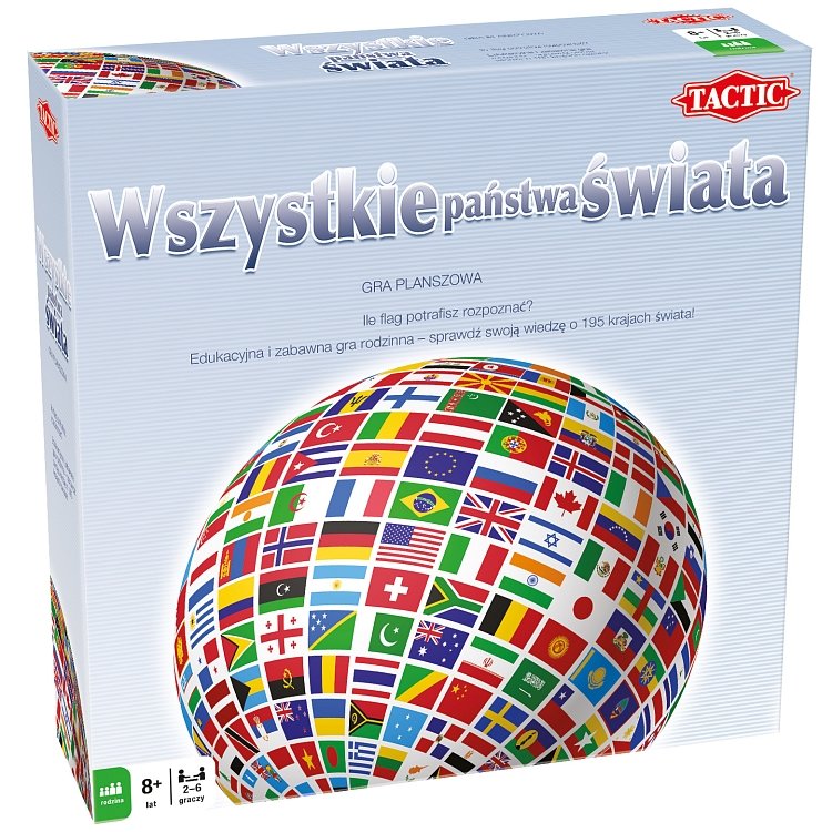 Wszystkie państwa świata, gra planszowa, Tactic