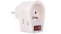 Wtyczka-gniazdo z wyłącznikiem 10/16A 250V 2P+Z białe P0027 Emos