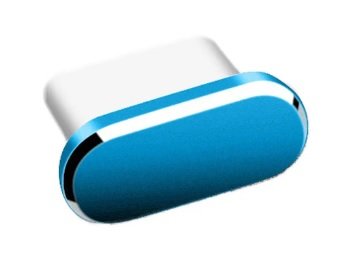 Wtyczka Zatyczka Zaślepka Przeciwpyłowa USB Typ C - Ochrona Portu Ładowania niebieska metalowa - Inny producent