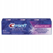 Wybielająca pasta do zębów z fluorem 3D White Radiant Mint Crest 24 g Crest