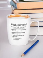 WYCHOWAWCZYNI / prezent dla wychowawczyni / dla nauczycielki / kubek biały