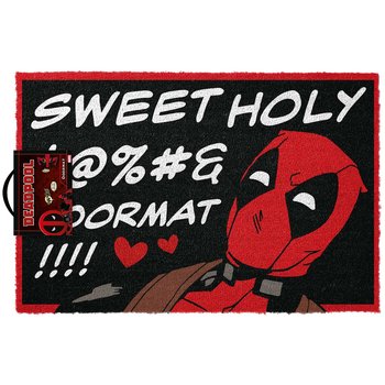 Wycieraczka do butów pod drzwi Marvel Deadpool na Dzień Chłopaka 60x40 cm - Grupo Erik