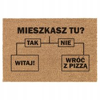 WYCIERACZKA DO BUTÓW wejściowa pizza napis drzwi