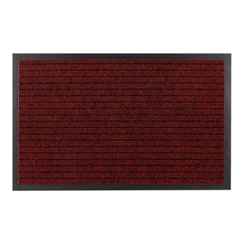 Wycieraczka DURA 3879 antypoślizgowa, zewnętrzna, wewnętrzna, na gumie - czerwony, 100x150 cm - Dywany Łuszczów
