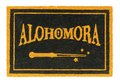 Wycieraczka pod drzwi Harry Potter Alohomora do butów zewnętrzna 60x40 cm - Grupo Erik