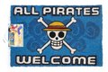 Wycieraczka pod drzwi One Piece All Pirates Welcome zewnętrzna 60x40 cm - Pyramid International