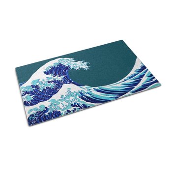 Wycieraczka Tekstylna z Gumowym Spodem - Morska Fala 60x40 cm - Coloray
