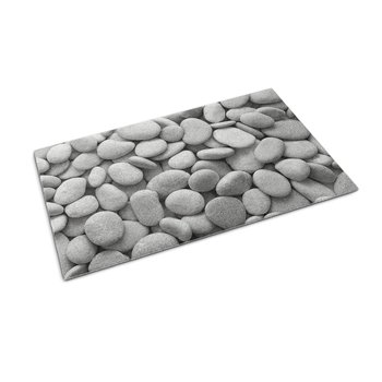 Wycieraczka Tekstylna z Gumowym Spodem na Podłogę 150x100 cm - Plaża z Kamieniami - Coloray
