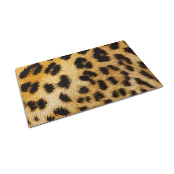 Wycieraczka Tekstylna z Gumowym Spodem na Podłogę - Gepardzie cętki 60x40 cm - Coloray