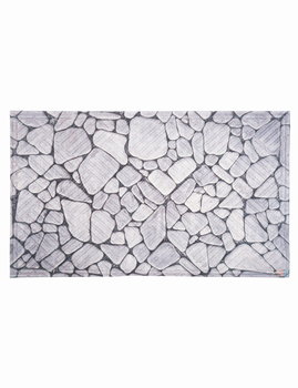 Wycieraczka tekstylna z nadrukiem MD, kamienie, 45x75 cm - MD
