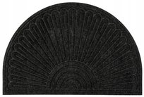 Wycieraczka zewnętrzna półokrąg 60x90 cm szara