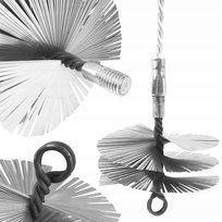 WYCIOR SZCZOTKA DO KOMINA KOMINOWA Z SADZY CO FI 125mm SZCZOTKA KOMINOWA Z