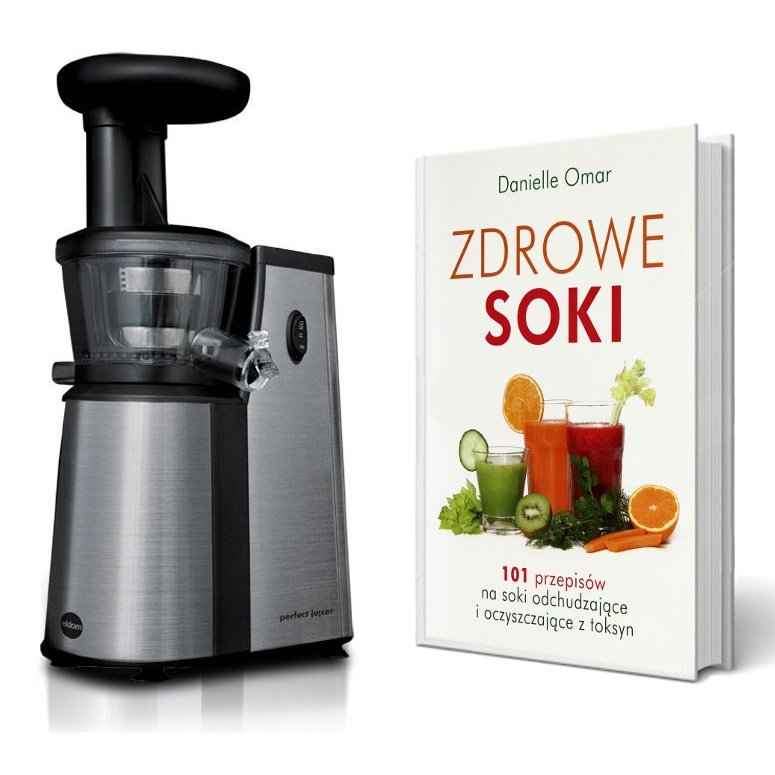 Wyciskarka wolnoobrotowa ELDOM PJ400, srebrna, 1 l, 400 W Wyciskarka wolnoobrotowa Perfect juicer PJ400 ELDOM
