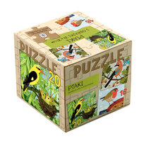 Wydawnictwo Nasza Księgarnia, puzzle, Ptaki, 16/20/24 el.