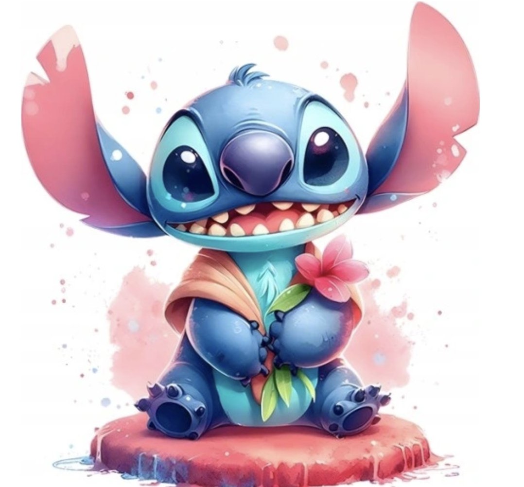 WYDRUK CUKROWY Opłatek na Tort Masa Cukrowa Stich stitch sticz #42 ...