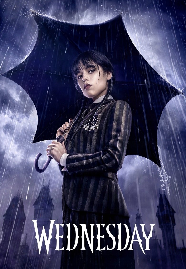 Wednesday Plate WYDRUK CUKROWY Opłatek na Tort Masa Cukrowa Wednesday Addams Family ...
