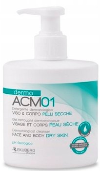 Wygladzajacy Żel Do Mycia Twarzy Dla Suchej, Atopowej Skóry DermoACM 300 ml. Płyn Do Mycia Twarzy. Naturalny Kosmetyk.  - DermoACM