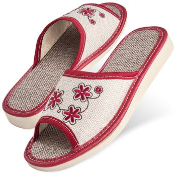Wygodne pantofle damskie domowe slippers 103 flower r. 41 - Inna marka