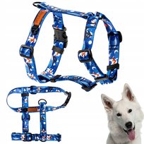 WYGODNE szelki GUARD dla średniego psa corgi shiba buldog M/L 25 mm Ukory