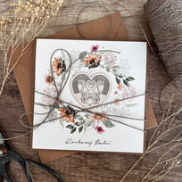 Wyjątkowy prezent dla babci - laurka - kartka na dzień babci ręcznie robiona