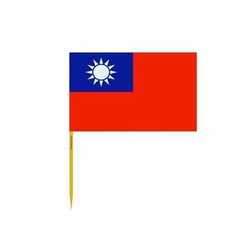 Wykałaczka z flagą Tajwanu o długości 10 cm - Inny producent (majster PL)