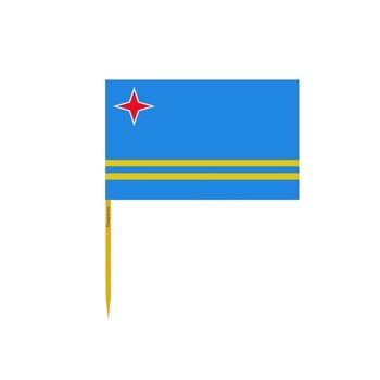 Wykałaczki Aruba Flag w partiach po 100 sztuk o długości 10cm - Inny producent (majster PL)