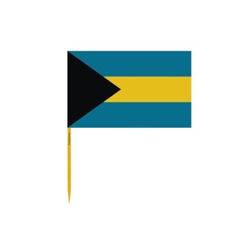 Wykałaczki Flaga Bahamów w zestawach po 100 sztuk o długości 12cm - Inny producent (majster PL)