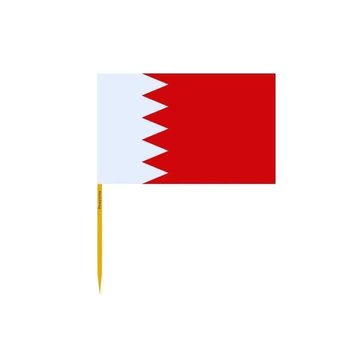 Wykałaczki Flaga Bahrajnu w zestawach po 100 sztuk, długość 12cm - Inny producent (majster PL)