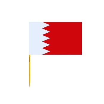 Wykałaczki Flaga Bahrajnu w zestawach po 100 sztuk o długości 10cm - Inny producent (majster PL)