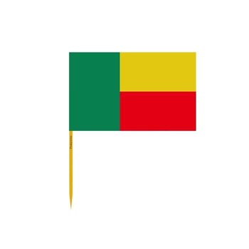 Wykałaczki Flaga Beninu pakowane po 100 sztuk o długości 10cm - Inny producent (majster PL)
