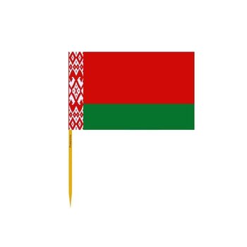 Wykałaczki Flaga Białorusi w zestawach po 100 sztuk o długości 10cm - Inny producent (majster PL)